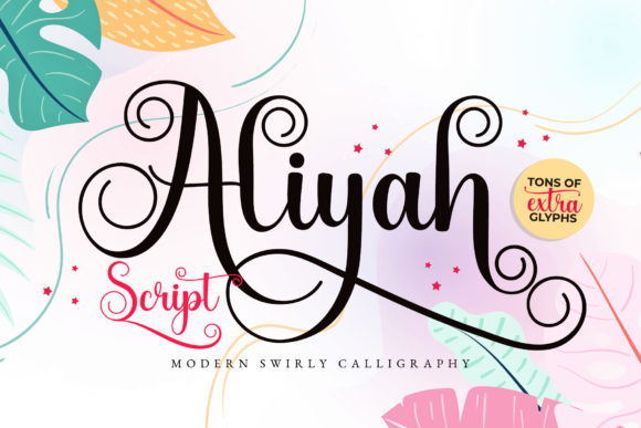 Aliyah Script: A Graceful Typeface for Elegant Design Projects