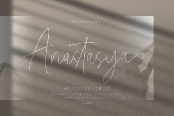 Anastasya Script Font for a Polished Business Identity