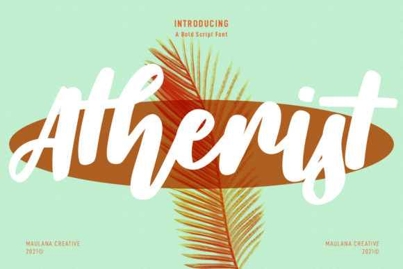 Atherist Script: A Handwritten Font for Creative Product Makers