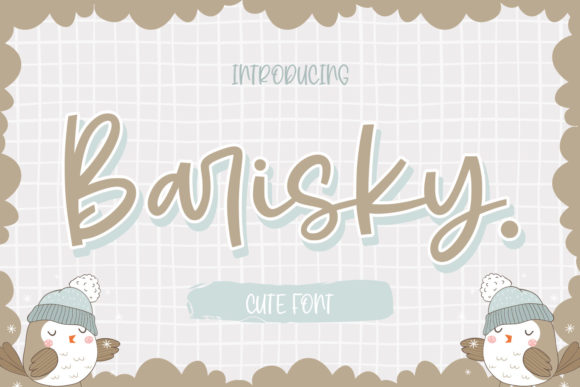 Barisky Cute Script: A Playful Handwritten Font for Creative Makers