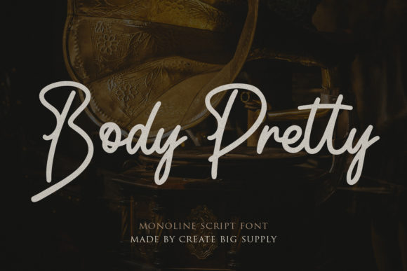 Body Pretty Script Font for Creative Makers