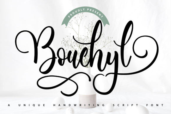 Bouchyl Unique Handwriting Script Font for Business Branding and Design