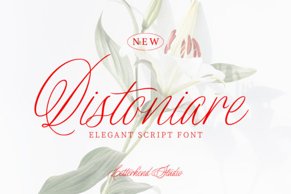 Distoniare Script: A Beautiful Handwritten Typeface for Creative Branding