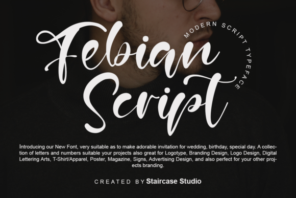 Febian Script: A Magical Handwritten Font for Creative Projects