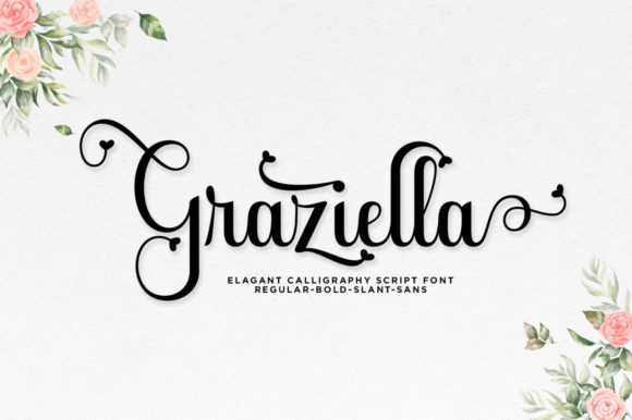 Graziella Script Font for Editorial Design and Branding