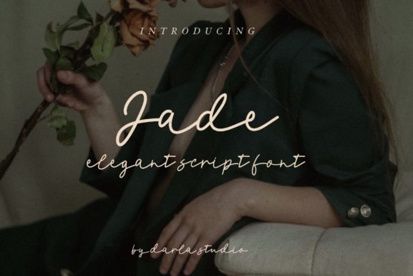Jade Script Font for Small Business Branding and Design