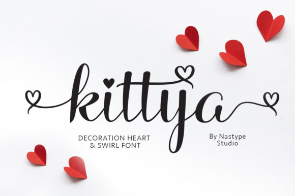 Kittya Script: A Beautiful Handwritten Font for Creative Makers