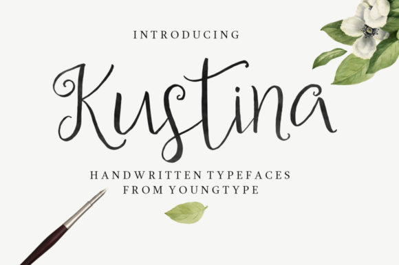 Kustina Script: A Playful Font That Elevates Creative Campaigns