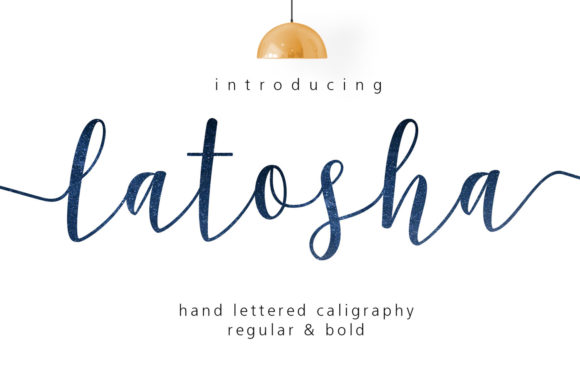 Latosha Script Font for Creative Makers and Handmade Sellers