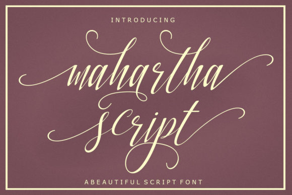 Mahartha Script: A Premium Handwritten Font for Editorial Design