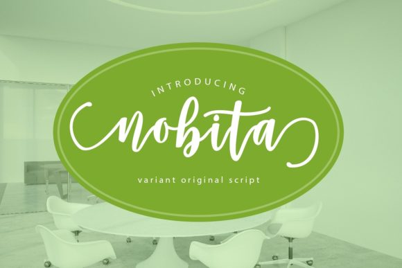 Nobita Script: A Professional Script Font for Creative Branding Projects