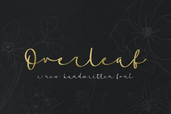 Overleaf Script Font for Elegant Web Design and Branding