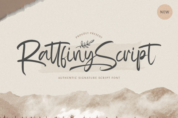 Rattfiny Script: A Handwritten Font for Creative Projects