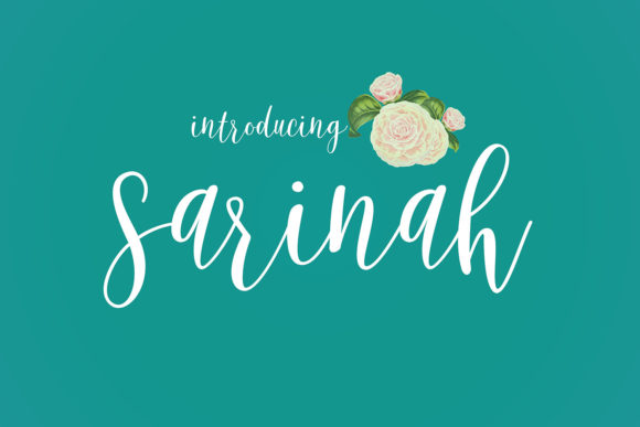 Sarinah Script: A Trendy Handwritten Typeface for Web Design