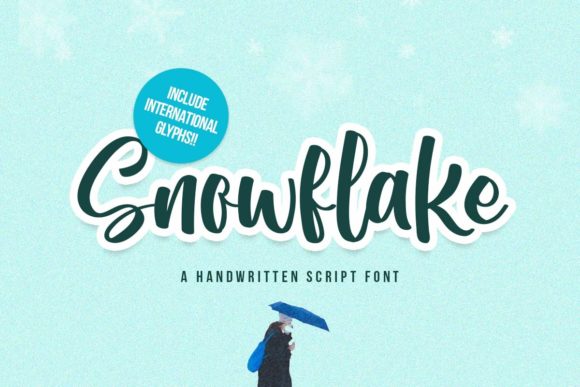 Snowflake Script Font: A Playful Script for Creative Product Makers
