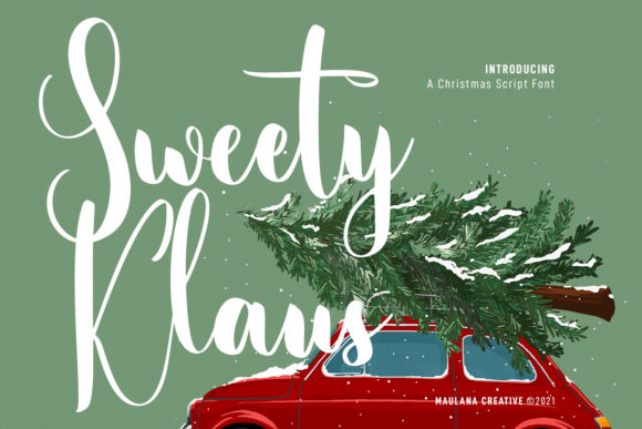 Sweety Klaus Script: A Versatile Handwritten Font for Editorial Design