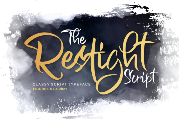 The Restight Script Font for Authentic Branding and Creative Projects