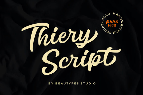 Thiery Script Font for a Polished Brand Identity