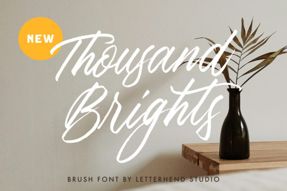 Thousand Brights Script: A Handwritten Font for Memorable Branding